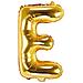 Palloncino Foil Lettera E Compleanno Anniversario Oro 40 Cm - Foto miniatura 1