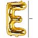Palloncino Foil Lettera E Compleanno Anniversario Oro 40 Cm - Foto miniatura 4