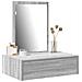 Tavolo da toeletta a muro in Grigio Sonoma, 60x40x70 cm - Foto miniatura 3