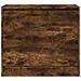 Scarpiera Rovere Fumo 80x42x69 cm in Legno Multistrato - Foto miniatura 5