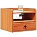 Comodino con cassetto 2 pcs Cera marrone 38 x 36 x 29.5 cm - Foto miniatura 3