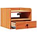 Comodino con cassetto 2 pcs Cera marrone 38 x 36 x 29.5 cm - Foto miniatura 6