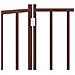 Cancello Cani Pieghevole 3Pannelli Marrone 150cm Massello Abete - Foto miniatura 8