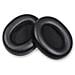 Cuscinetti Auricolari Di Ricambio In Pelle Proteica Compatibili Con Cuffie Edifier W800bt Free - Set Di 2 Black - Foto miniatura 2