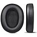 Cuscinetti Auricolari Di Ricambio In Pelle Proteica Compatibili Con Cuffie Edifier W800bt Free - Set Di 2 Black - Foto miniatura 3