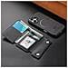 Custodia Portafoglio Magnetica Nera Compatibile Con Iphone 17 Air - Slot Per Carte, Cavalletto, Antiurto - Foto miniatura 5