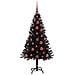 Albero di Natale con 150 LED con supporto Nero 120 cm PVC - Foto miniatura 4