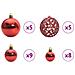 Albero di Natale con 150 LED con supporto Nero 120 cm PVC - Foto miniatura 8