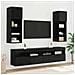 Mobiletti TV da Parete 2 pcs Rovere Nero 40 x 30 x 40 cm - Foto miniatura 7