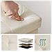 Pouf contenitore beige per uso domestico LSF47BE - Foto miniatura 8