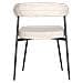 Set Di 2 Sedie In Tessuto Beige Thea - Foto miniatura 4