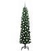 Albero di Natale artificiale con 300 LED Verde 210 cm - Foto miniatura 3