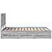 Struttura del letto con cassetto Grigio Sonoma 120 x 190 cm - Foto miniatura 9