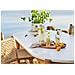 Vassoio Decorativo In Ceramica Bianca Con Motivi Floreali Ø35,5 Cm - Foto miniatura 8