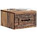 Mobiletto da notte a muro 2 pcs Legno antico 34,5 x 33 x 20 cm - Foto miniatura 2
