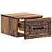 Mobiletto da notte a muro 2 pcs Legno antico 34,5 x 33 x 20 cm - Foto miniatura 4