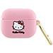 Custodia 3d In Silicone Hello Kitty Per Airpods Pro - Rosa - Foto miniatura 3