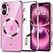 Custodia Iphone 16 - Trasparente / Rosa - Foto miniatura 1
