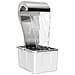 Cascata da Giardino Acciaio Inox 304 54,5 x 34 x 83 cm Argento - Foto miniatura 1