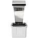 Cascata da Giardino Acciaio Inox 304 54,5 x 34 x 83 cm Argento - Foto miniatura 4