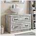 Armadio per Lavabo da Bagno UTRECHT Grigio Cemento - Foto miniatura 2