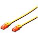 CAVO PATCH CAT 6 U / UTP CCA 0,5 mt, GIALLO - Foto miniatura 1