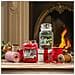Candela Christmas Magic Giara Grande Rosso - Foto miniatura 2