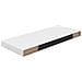 Scaffali A Parete 2 Pz Bianco Lucido 60x23,5x3,8 Cm In Mdf - Foto miniatura 7