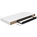 Scaffali A Parete 2 Pz Bianco Lucido 60x23,5x3,8 Cm In Mdf - Foto miniatura 8