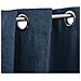 Tende Oscuranti Effetto Lino Con Occhielli 2 Pz Blu 140x225 Cm - Foto miniatura 4