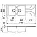 Lavello LME50073 Linea Ego 500 Colore Titanium - Foto miniatura 2