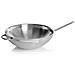Wok Acciaio Inossidabile Diametro 36 cm Capacità 8.5 lt Colore Argento - Linea Atlantis - Foto miniatura 1