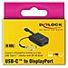 63940 cavo di interfaccia e adattatore USB Type-C DisplayPort Nero - Foto miniatura 3