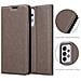 Custodia Compatibile Con Samsung Galaxy A33 5g In Bruno Caffè - Coperchio Protettiva Con Chiusura Magnetica, Funzione Stand E Tasca Per Le Carte - Foto miniatura 5