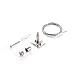 Ego Kit Pendant Only Steel Cable 2 Mt Bk Lampada - Ideal Lux 259376 - Foto miniatura 1