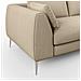 Plano Divano Lineare In Microfibra Tecnica T11 Beige - Foto miniatura 10