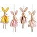 Coniglietti Pasquali Da Appendere Con Vestito A Pois Addobbi Pasquali Da Appendere Per Casa, Vetrine, Negozi 8 Pezzi - Foto miniatura 1
