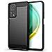 Custodia B-case Tpu Silicone Cover Case Per Xiaomi Redmi 9t Poco M3 Carbon Metal Black - Foto miniatura 1
