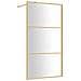 Parete Per Doccia Walk-in Vetro Trasparente Esg 100x195 Cm Oro - Foto miniatura 2