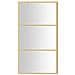 Parete Per Doccia Walk-in Vetro Trasparente Esg 100x195 Cm Oro - Foto miniatura 3