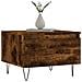 Tavolini Salotto 2pz Rovere Fumo 50x46x35 Cm Legno Multistrato - Foto miniatura 3