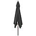 Ombrellone Giardino Con Palo In Legno Antracite 300x300x273 Cm - Foto miniatura 4