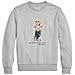 Felpa Uomo Girocollo Orso Polo Bear Orsetto In Cotone Stampa Polo Bear Felpa Senza Cappuccio Orso Ralph Lauren Tg S - Foto miniatura 1