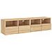 Mobili Tv Parete 2pz Rovere Sonoma 60x30x30cm Legno Multistrato - Foto miniatura 2