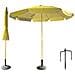 Ombrellone Da Giardino Inclinabile Senape Con Apertura Push Up Air Vent 210 Cm - Foto miniatura 1