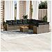 Set Divani Da Giardino 11 Pz Con Cuscini In Polyrattan Grigio - Foto miniatura 1