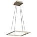 Plafoniera Bard A Sospensione A Led 39w 3394-40-225 Oro Opaco - Foto miniatura 1
