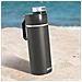 Thirsti Uso quotidiano, Fitness, Trekking, Sport 530 ml Plastica, Acciaio inox Nero - Foto miniatura 4