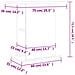 Supporto per Acquario Nero 75x36x72,5 cm in Legno Multistrato - Foto miniatura 8