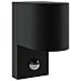Lampade da parete esterne con sensore 2 pz Acciaio inossidabile nero IP44 - Foto miniatura 4